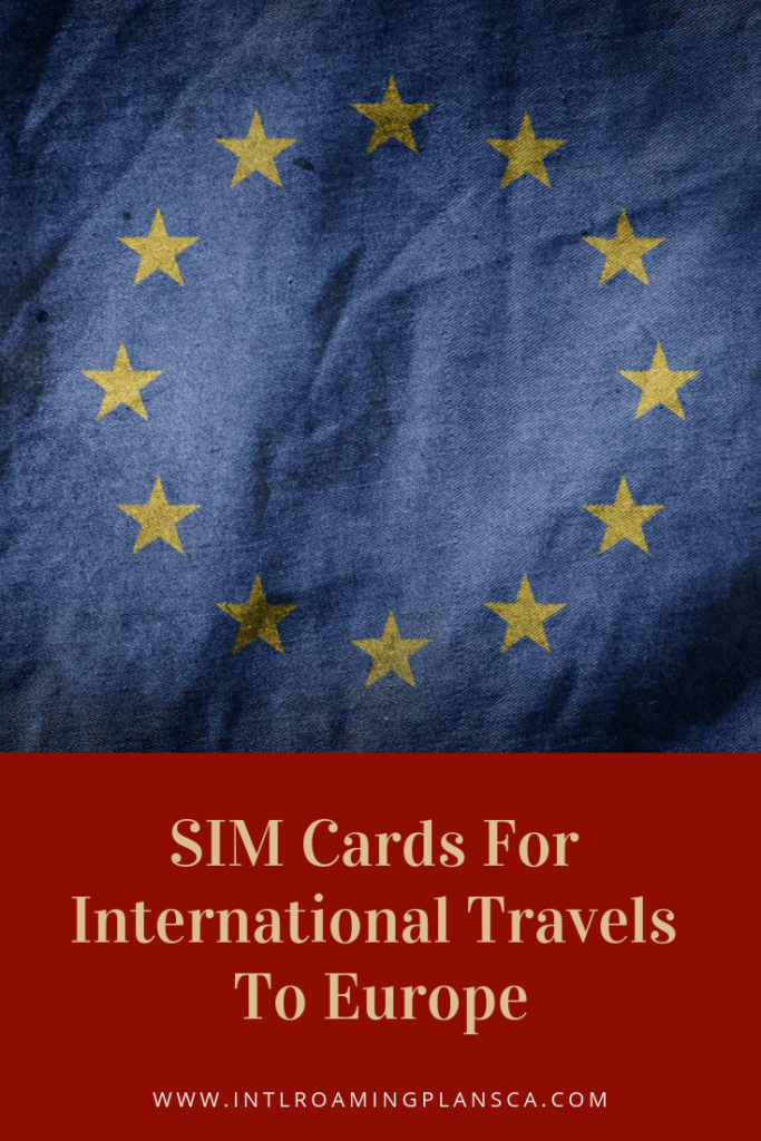 international travel cards for europe