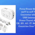 Foval Power StepDown Voltage Converter Intl Travel Adapter