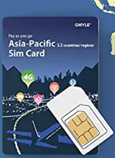 pay as you go asia pacific sim card